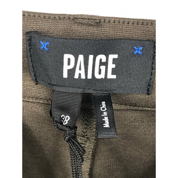 Paige Mens Stafford Knit Trouser Dark Pine Size 38 NEW - Picture 7 of 9